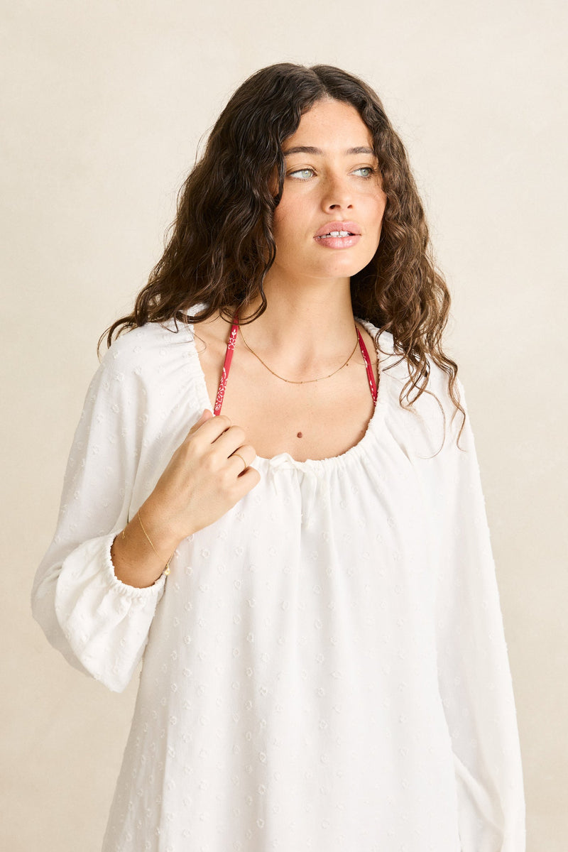 Leni Mini Dress White