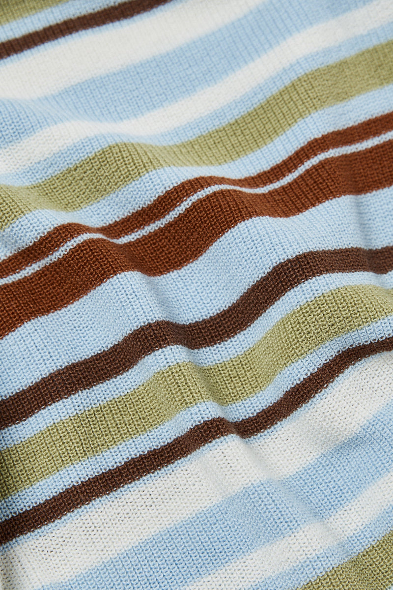 ocean retro stripe knit dress emmajeanclarke_ wears the best-seller Ocean Retro Stripe Knit Dress. Shop online