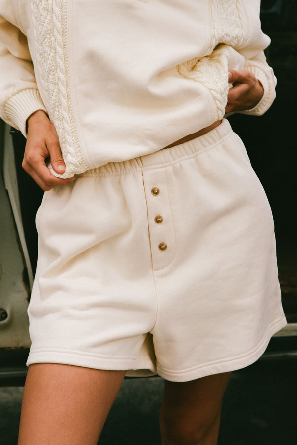 Eloise Fleece Short Cream