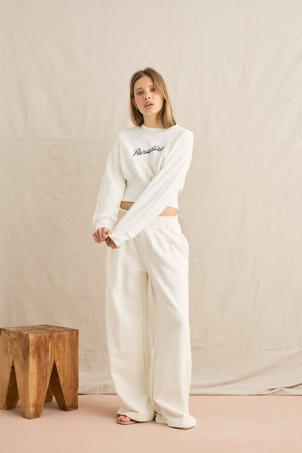 Paradise Sweatshirt Coconut