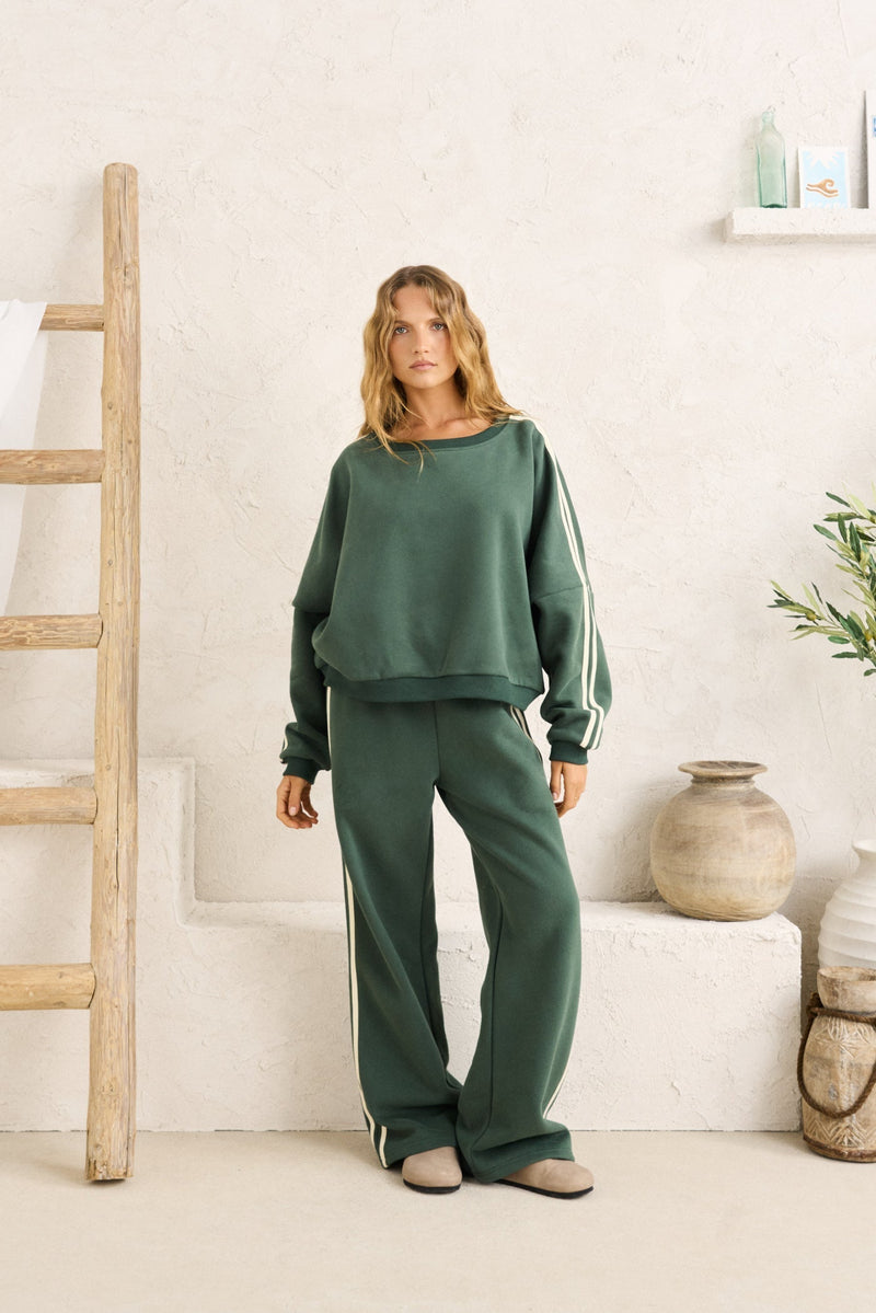 Contrast Track Pant Hunter