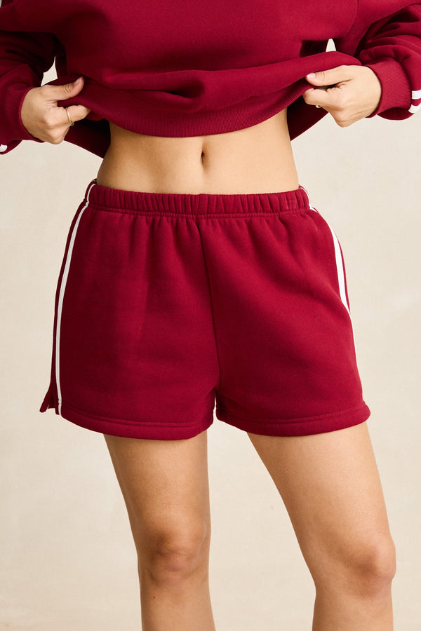 Sloan Contrast Track Short Red