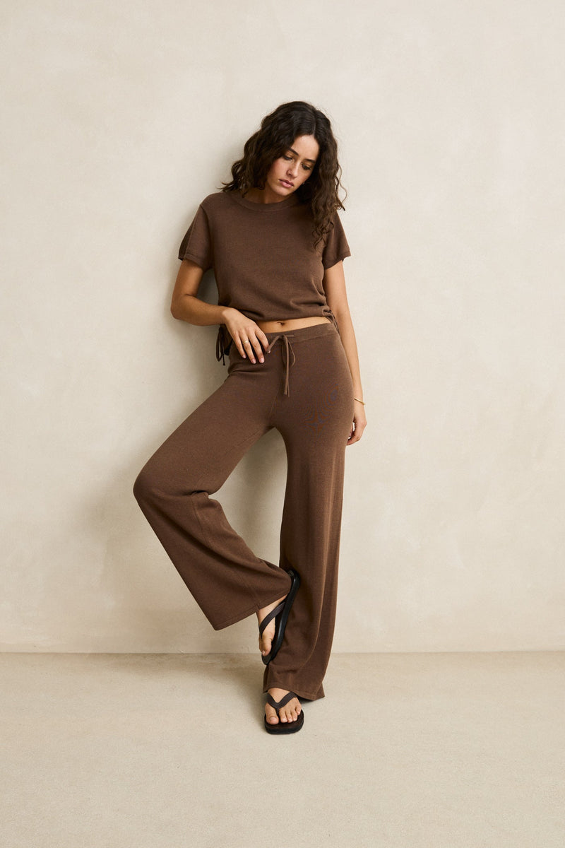 Vali Knit Top Chocolate