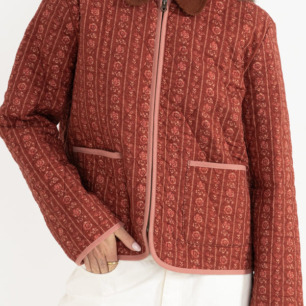 bibiy アウター NEWCLASSIC QUILTED JACKETペプラム