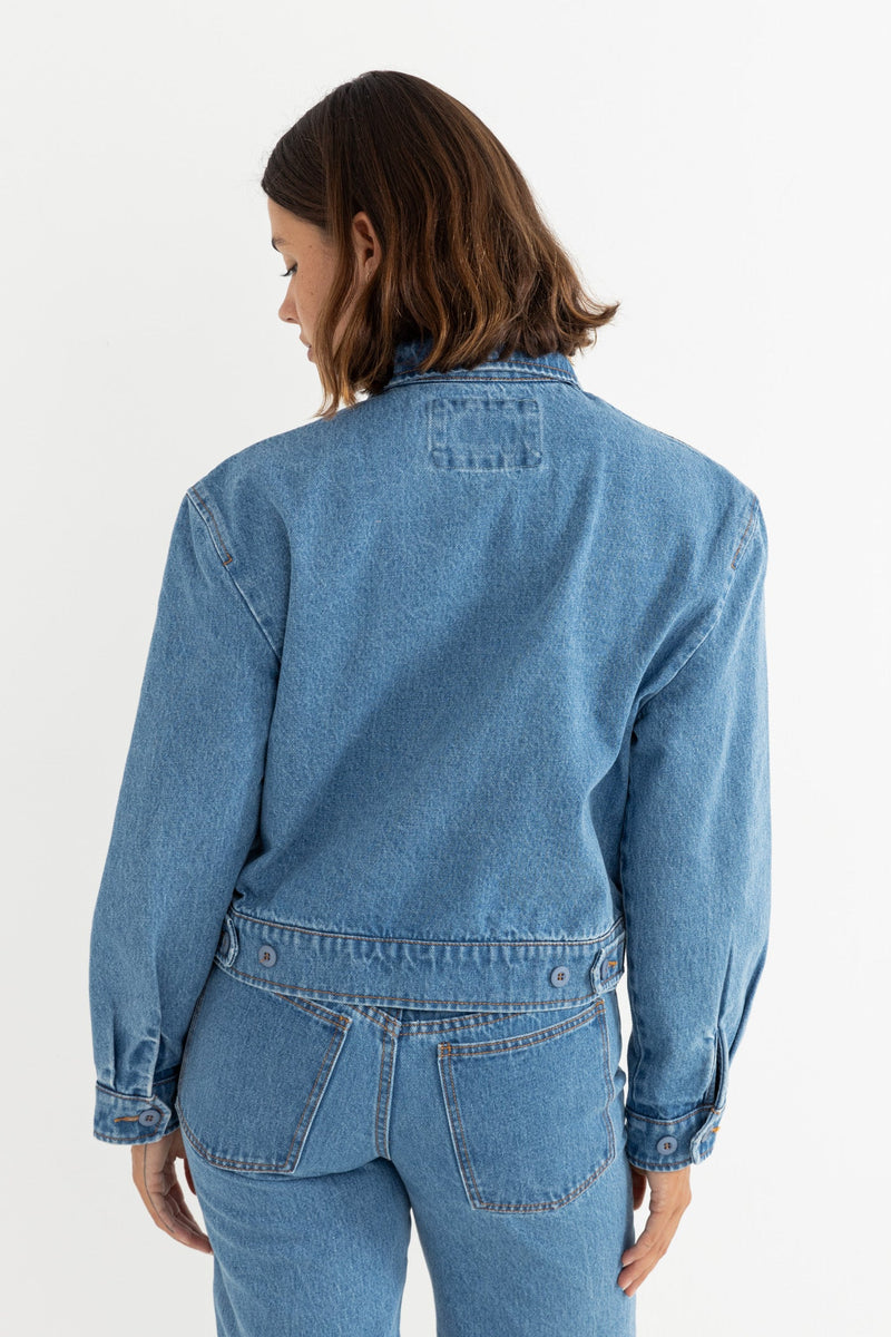 Juliet Denim Jacket Washed Blue