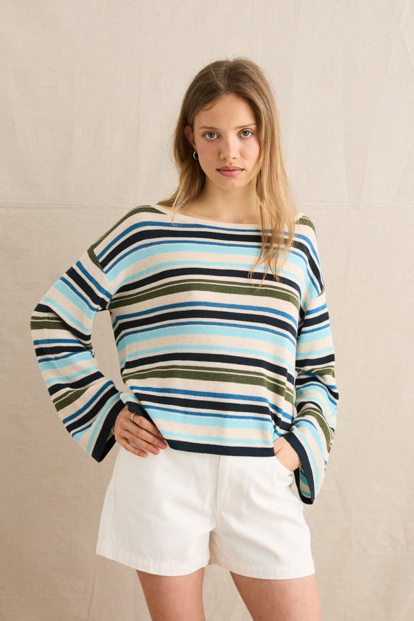 Luella Striped Knit Jumper