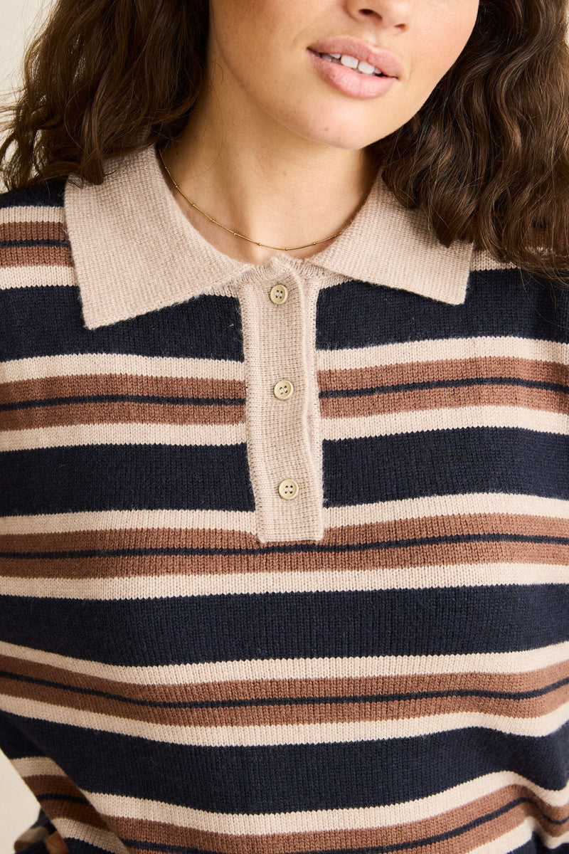 Shoreline Rugby Sweater Sand