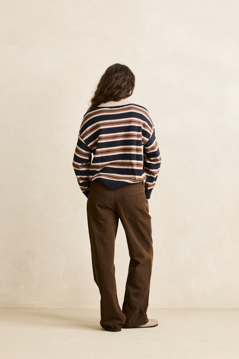 Shoreline Rugby Sweater Sand