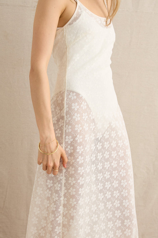 Bardot Lace Midi Dress