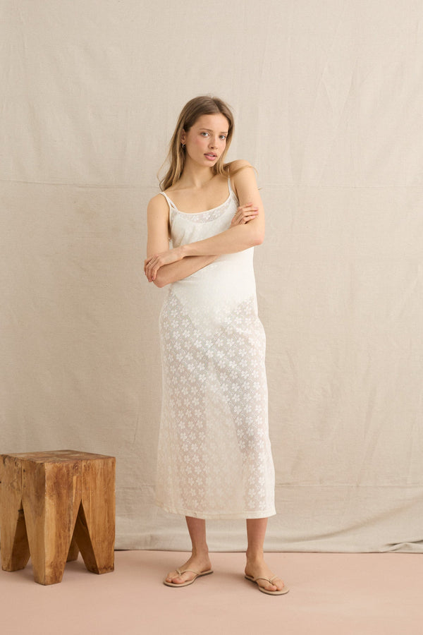 Bardot Lace Midi Dress
