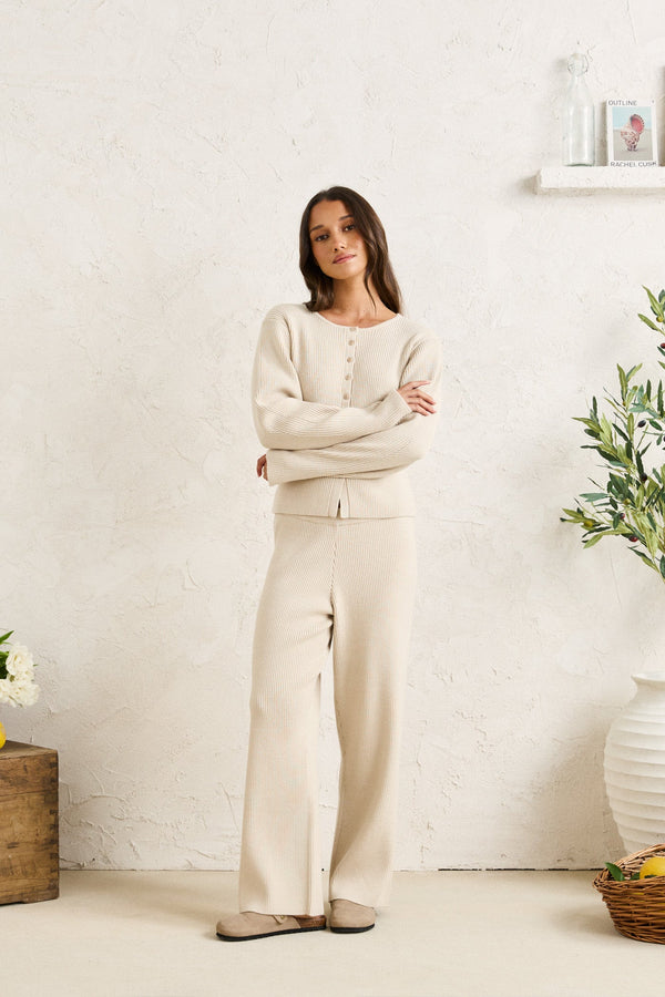 Everyday Knit Pant Natural
