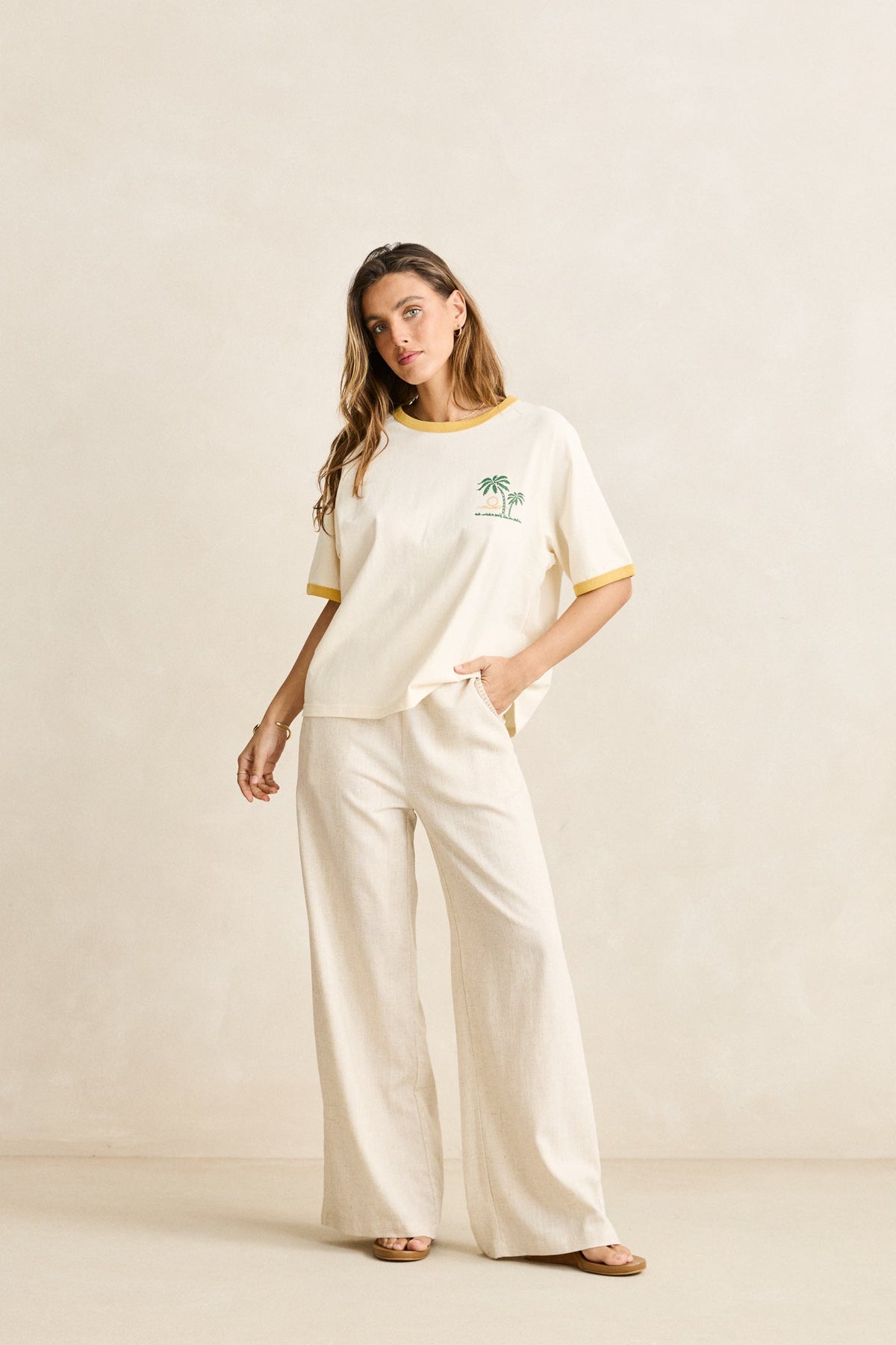 パンツ ARGUE/LINEN ESSENTIALRHYTHM MELLOW PANTS パンツ ARGUE/LINEN ESSENTIALRHYTHM MELLOW PANTS パンツ ARGUE