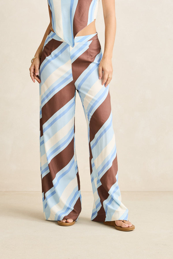Siesta Stripe Pant  Sky