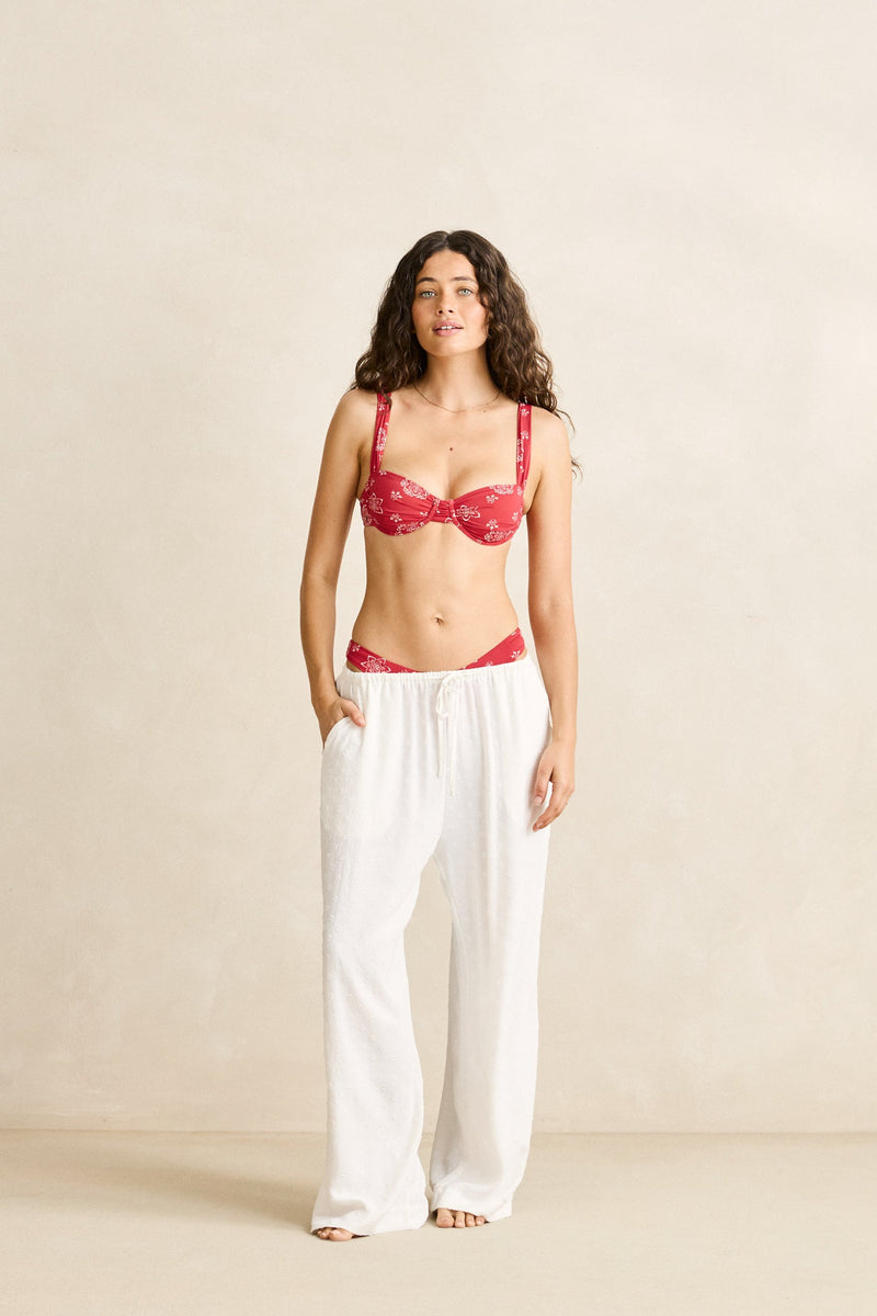 Leni Beach Pant White