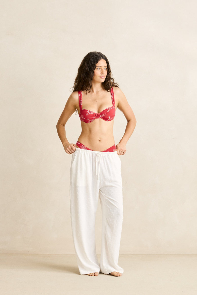 Leni Beach Pant White