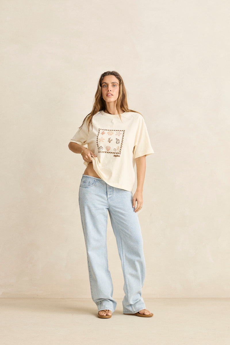 Sea Ranch Shell Tee Vintage White