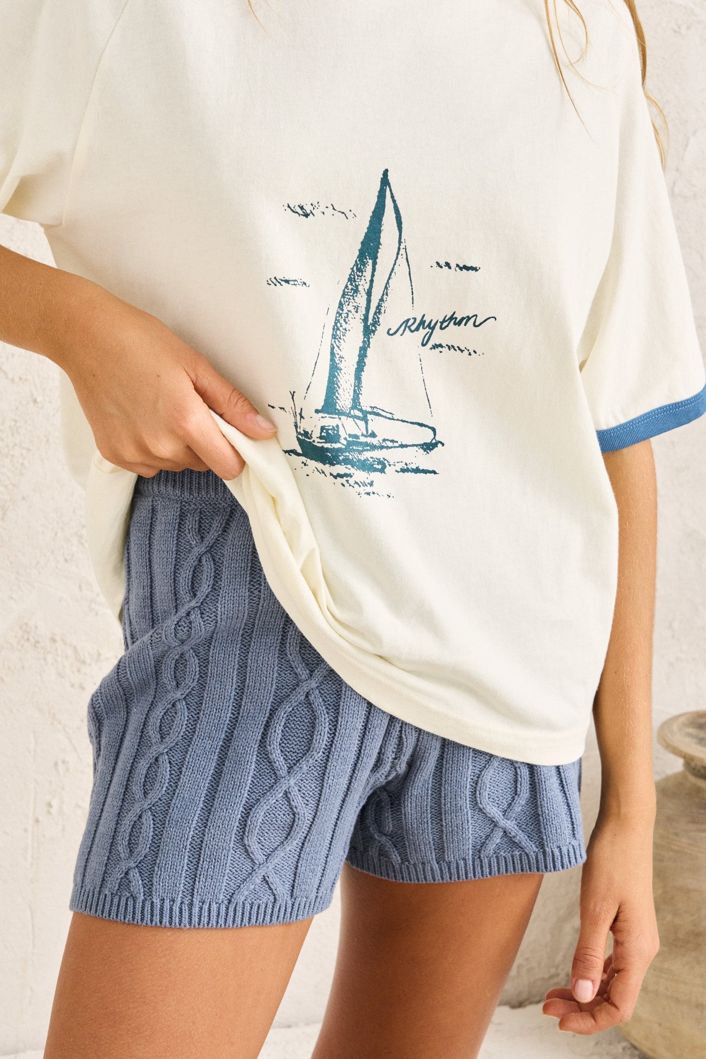 Sailer Ringer Tee Cream – Rhythm US