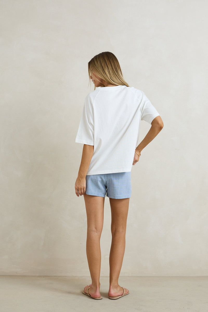 Wave Rider Raglan T-Shirt White