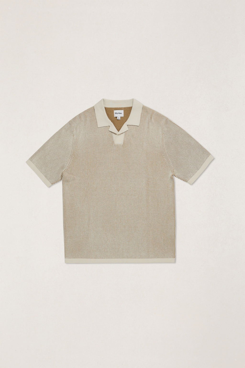 Hi Lo Knit Polo Tobacco – Rhythm US