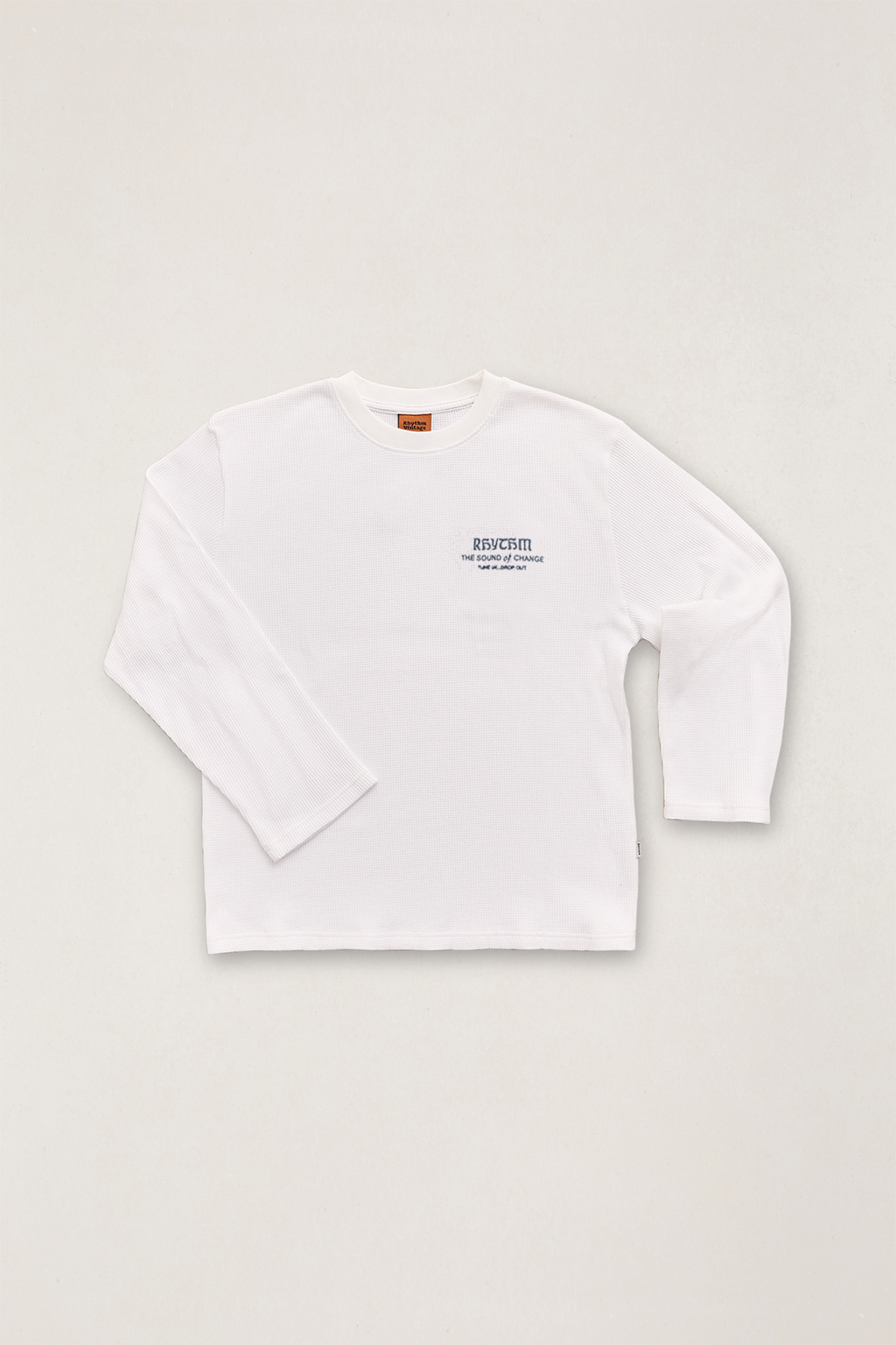 Crustacean Relaxed Waffle Ls T-Shirt Off White – Rhythm US