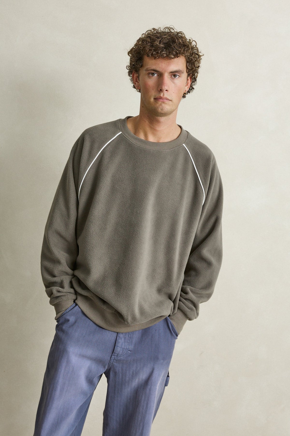 Sweat à Capuche Rhythm - Couleur Vert Khaki, Intérieur Polaire, Taille L - Neuf Avec étiquettes