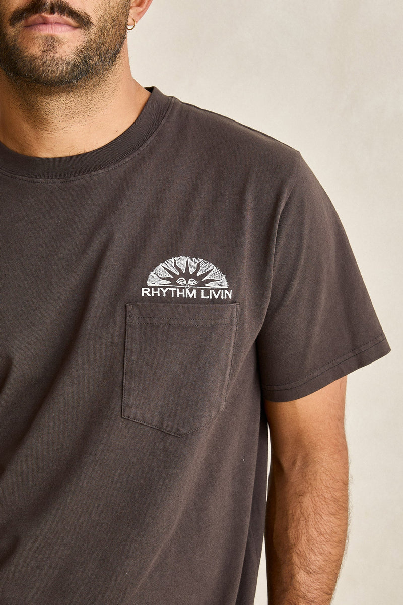Local Rising Vintage Ss T-Shirt Vintage Black – Rhythm US
