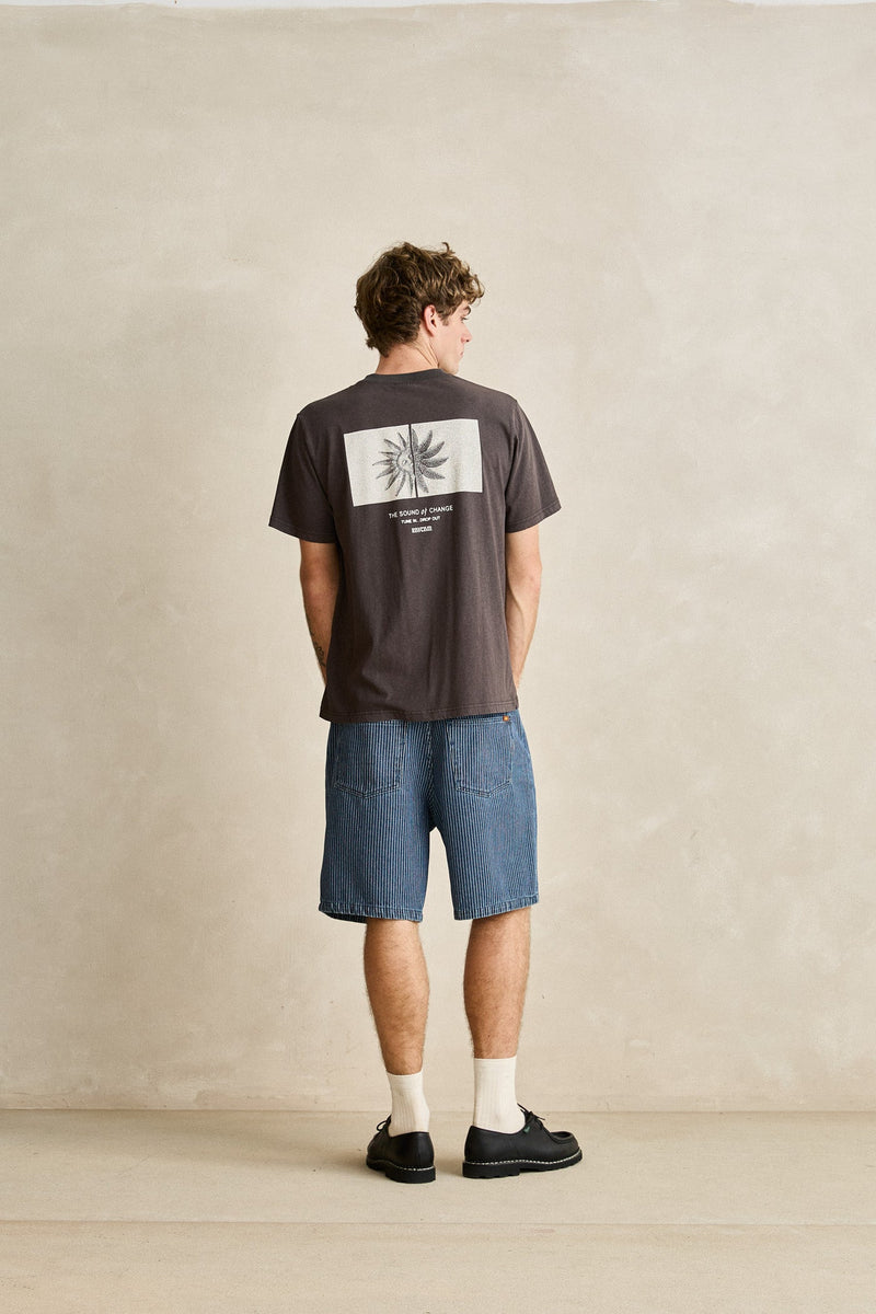 Denim Pinstripe Short Navy Stripe – Rhythm US