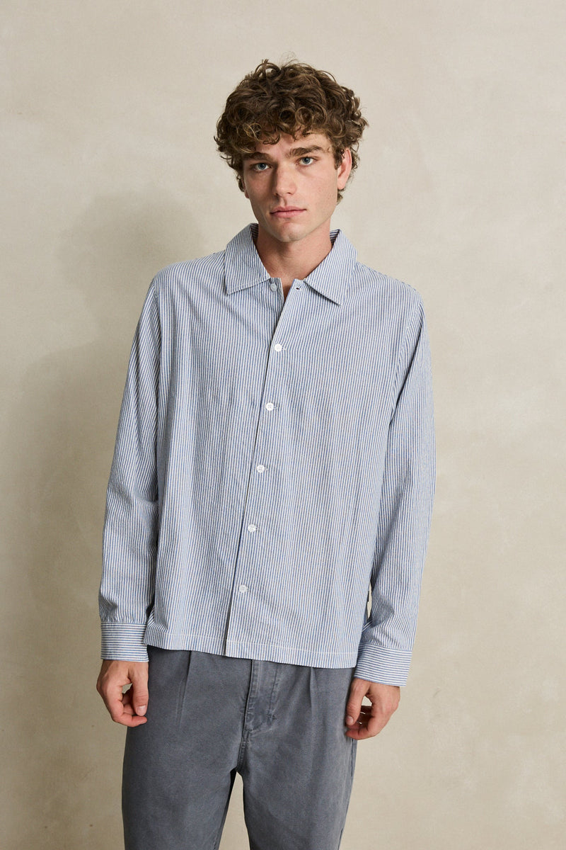 Sure Stripe Ls Shirt Blue Stripe – Rhythm US