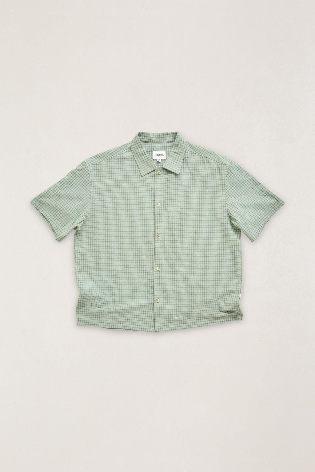 Check Relaxed Ss Shirt Sky – Rhythm US
