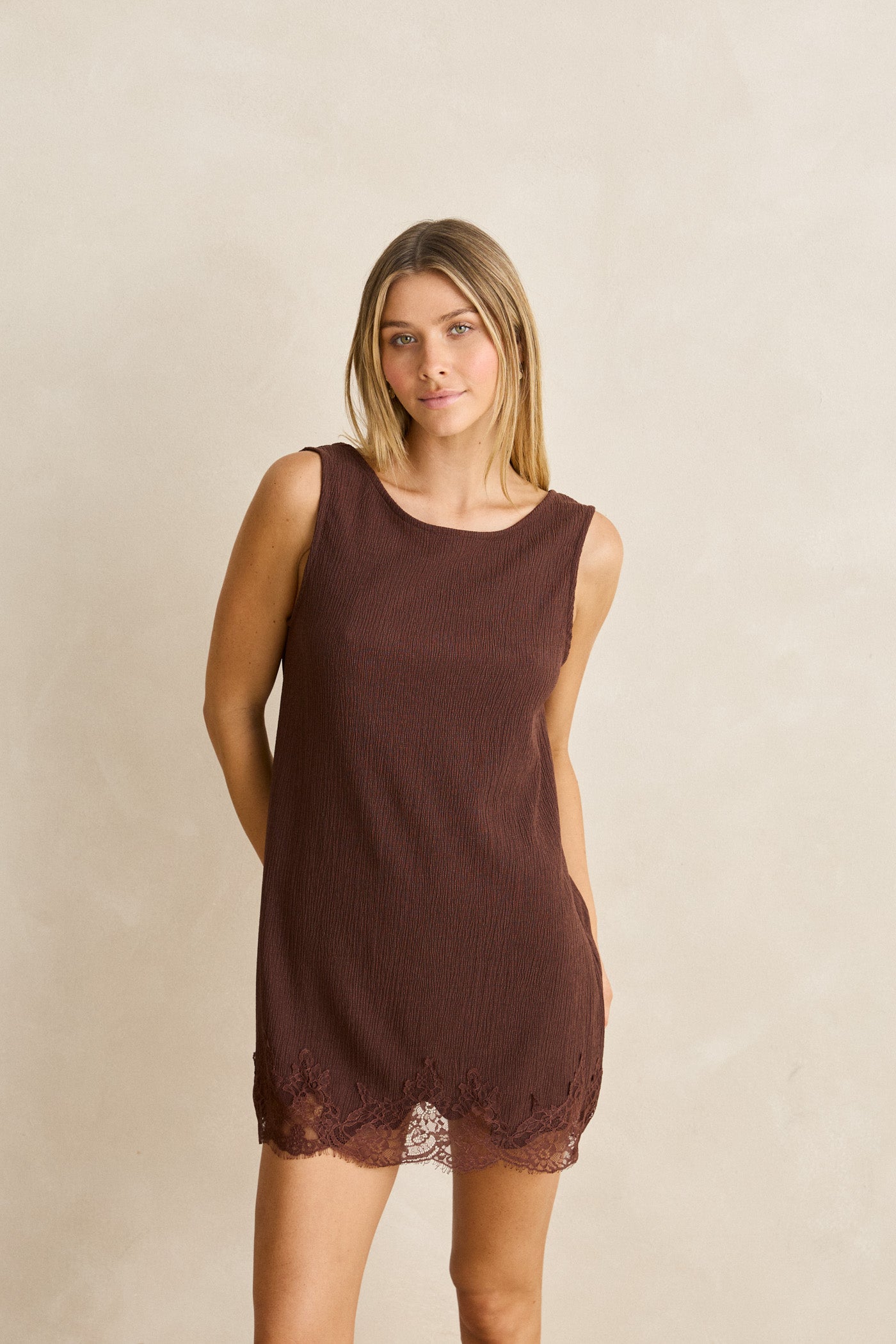 brown dress lace Dreamer Lace Dress Chocolate – Rhythm US