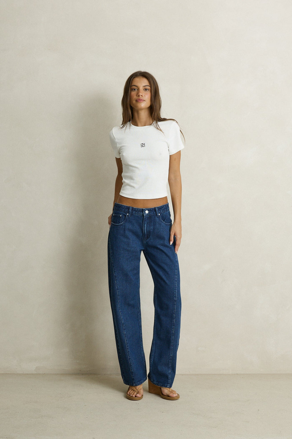 Low-Rise Barrel Denim Pant Dark Wash – Rhythm US