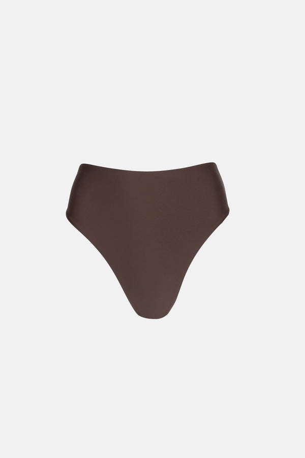 Classic Hi Waist Pant Chocolate