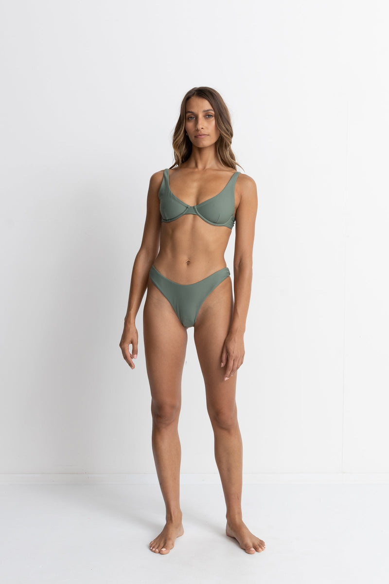 Classic Underwire Top Olive