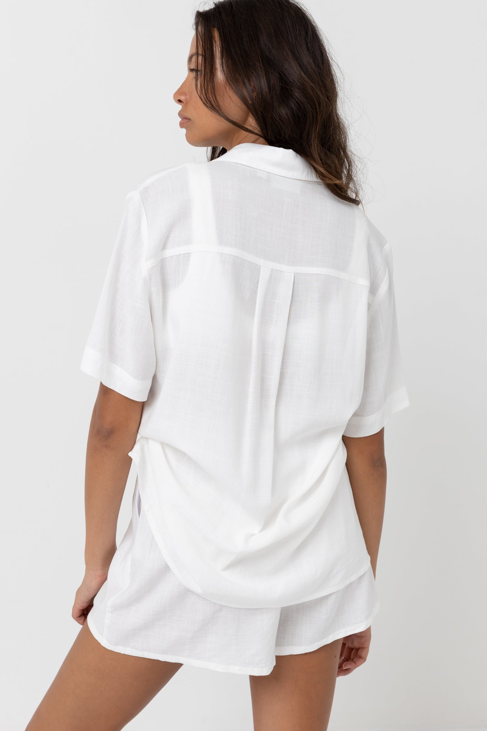 Classic Lounge Shirt White – Rhythm US