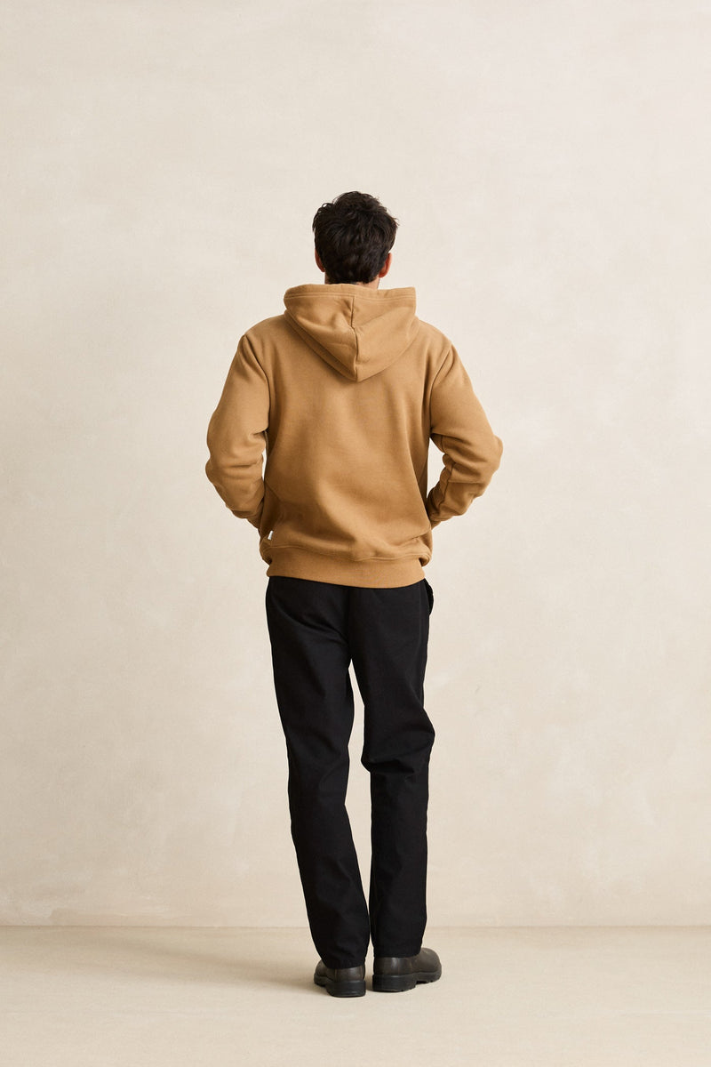 Classic Fleece Hood Ochre