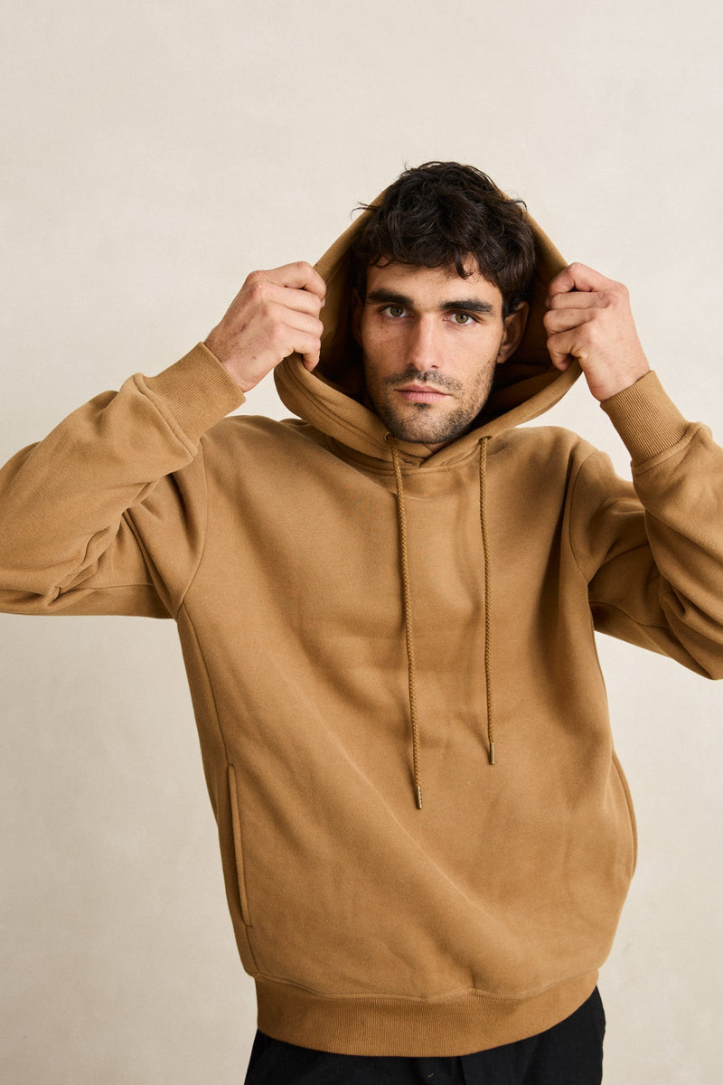 Classic Fleece Hood Ochre