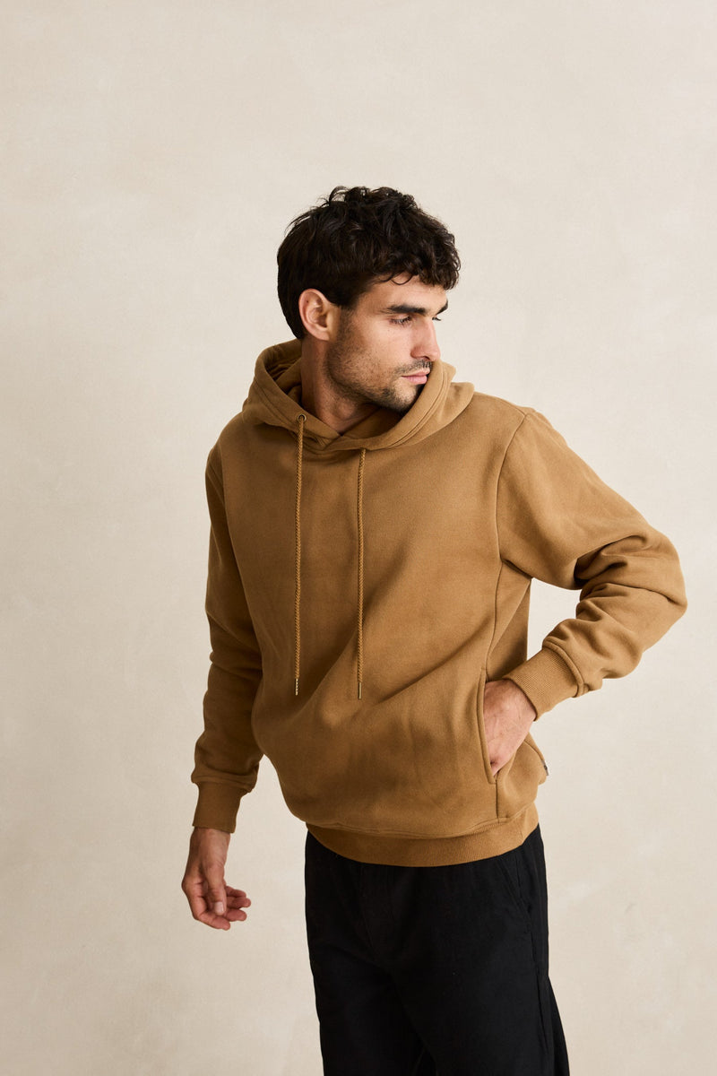 Classic Fleece Hood Ochre