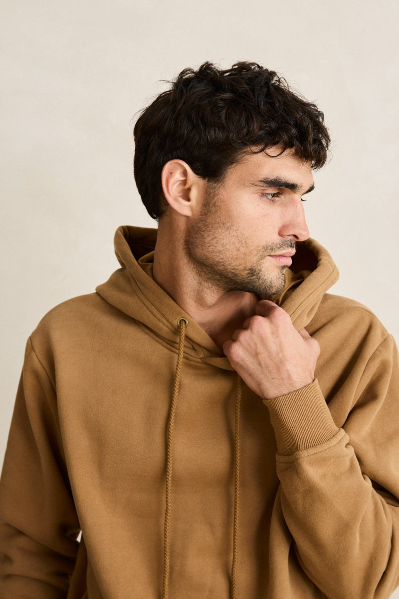 Classic Fleece Hood Ochre
