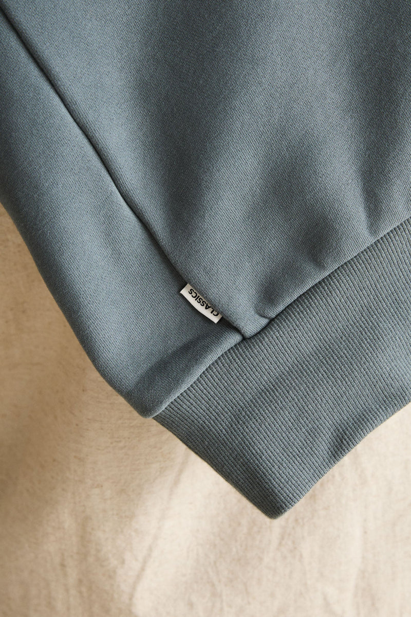 Classic Fleece Hood Silver Pine