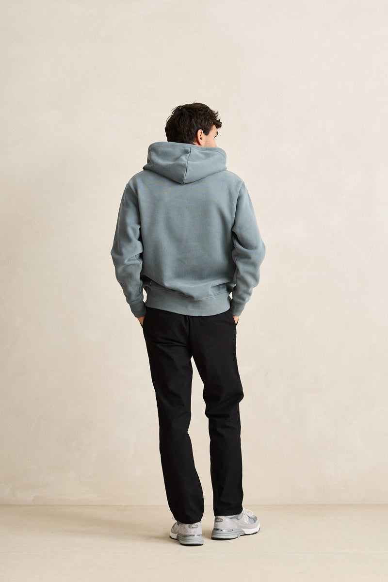 Classic Fleece Hood Silver Pine