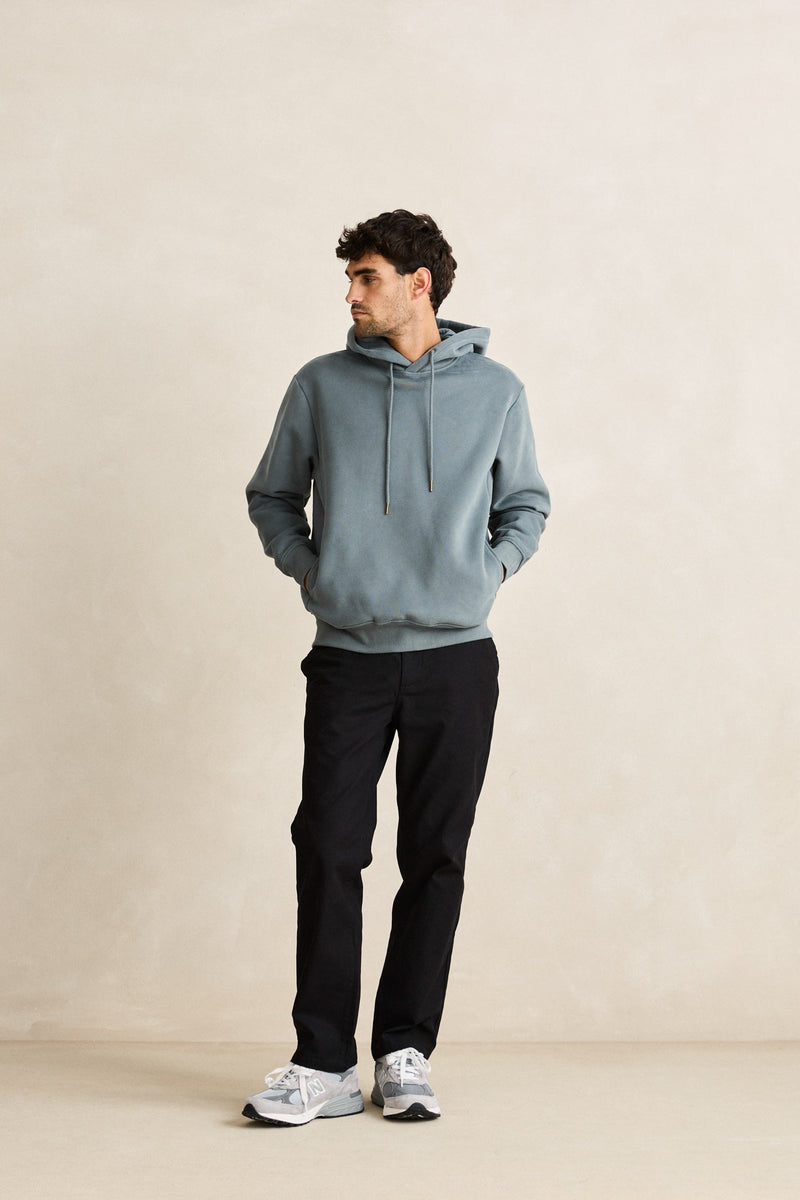 Classic Fleece Hood Silver Pine