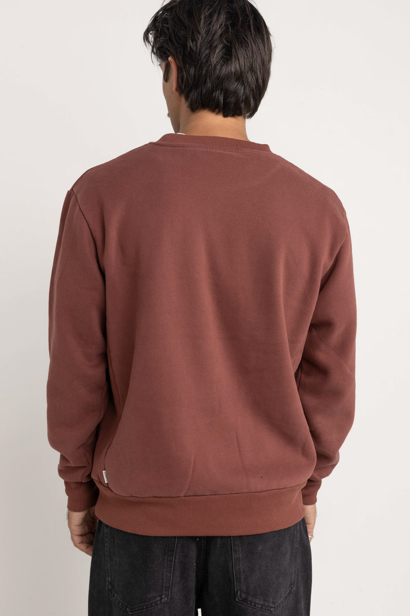 Classic Fleece Crew Merlot