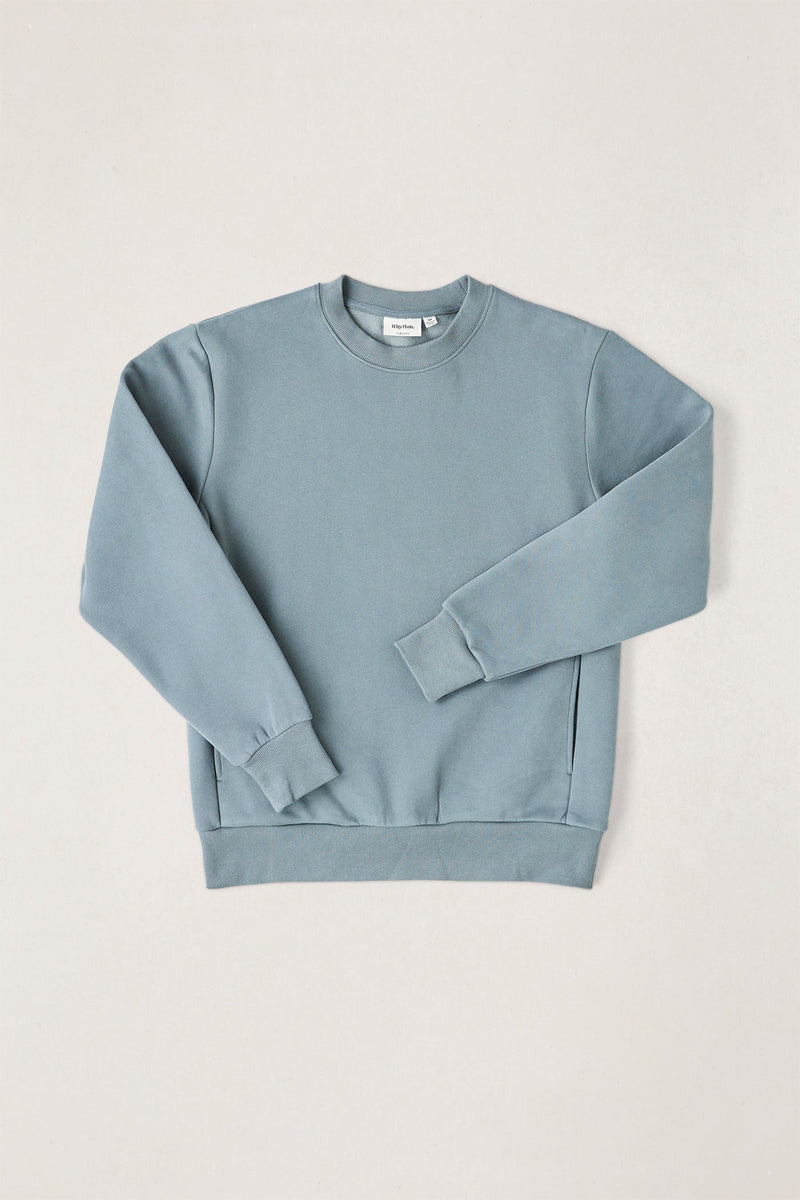 Classic Fleece Crew Silver Pine