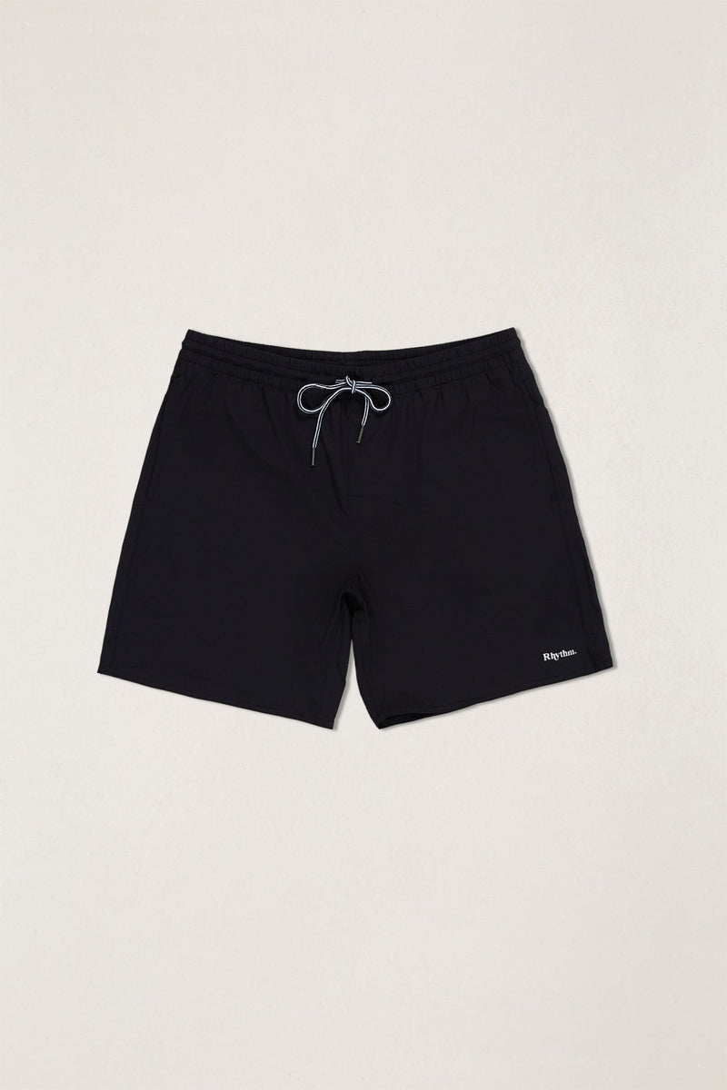 Rhythm リズム HONOLULU BEACH SHORT ショーツ Classic Beach Short Black – Rhythm US