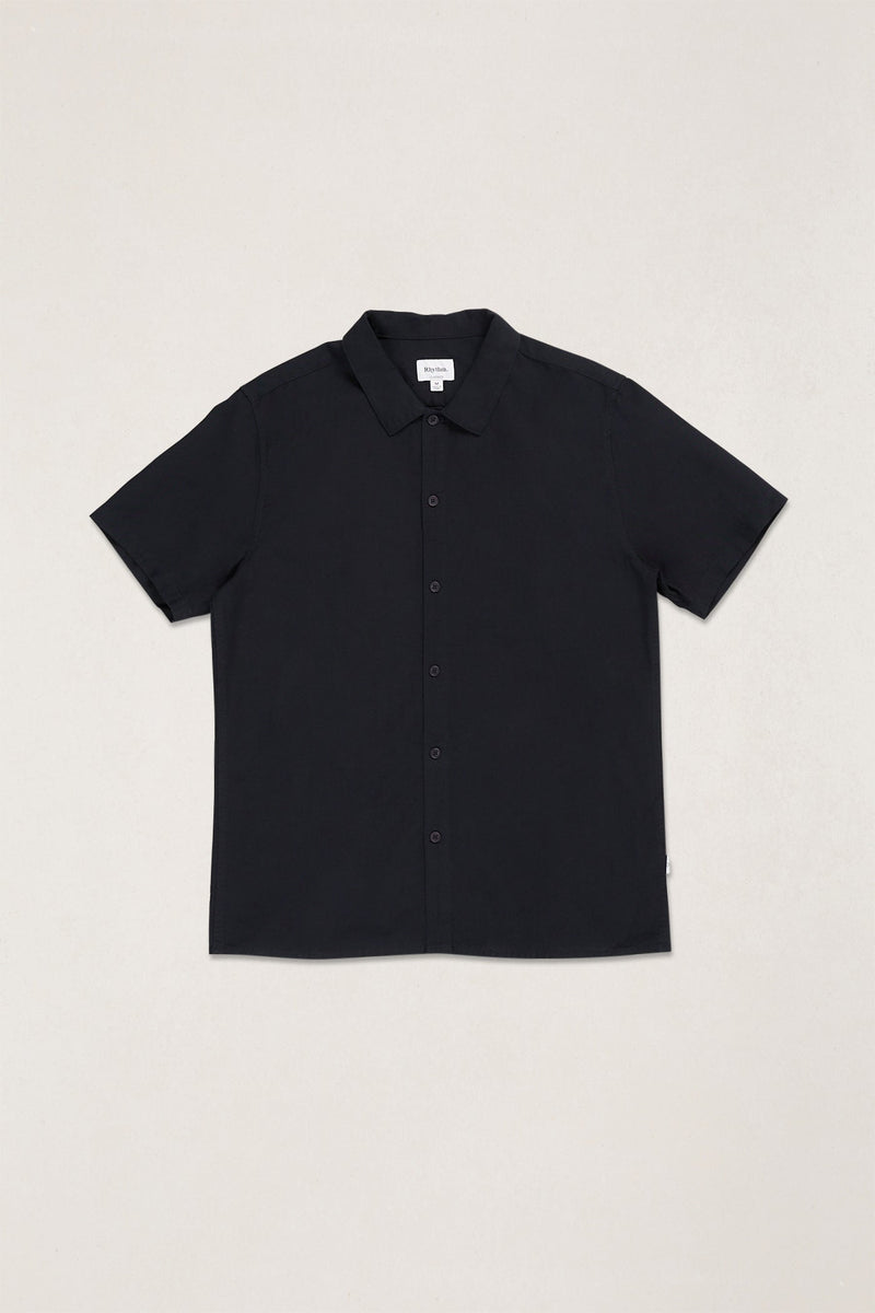 Classic Linen Ss Shirt Vintage Black – Rhythm US
