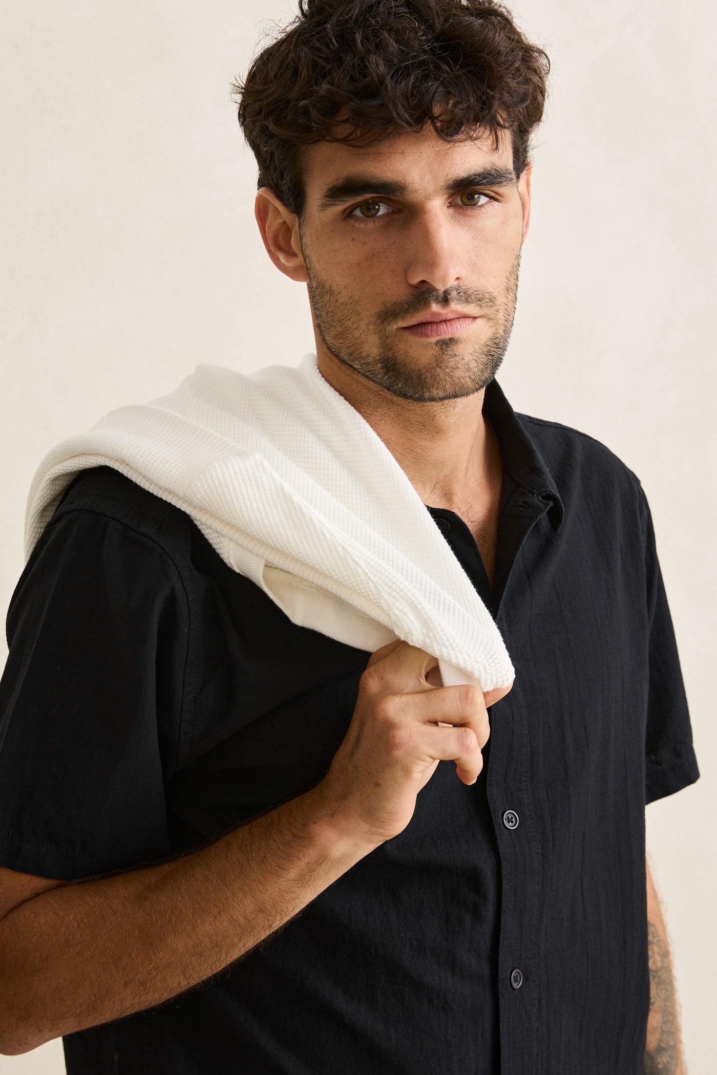Classic Linen Ss Shirt Vintage Black – Rhythm US