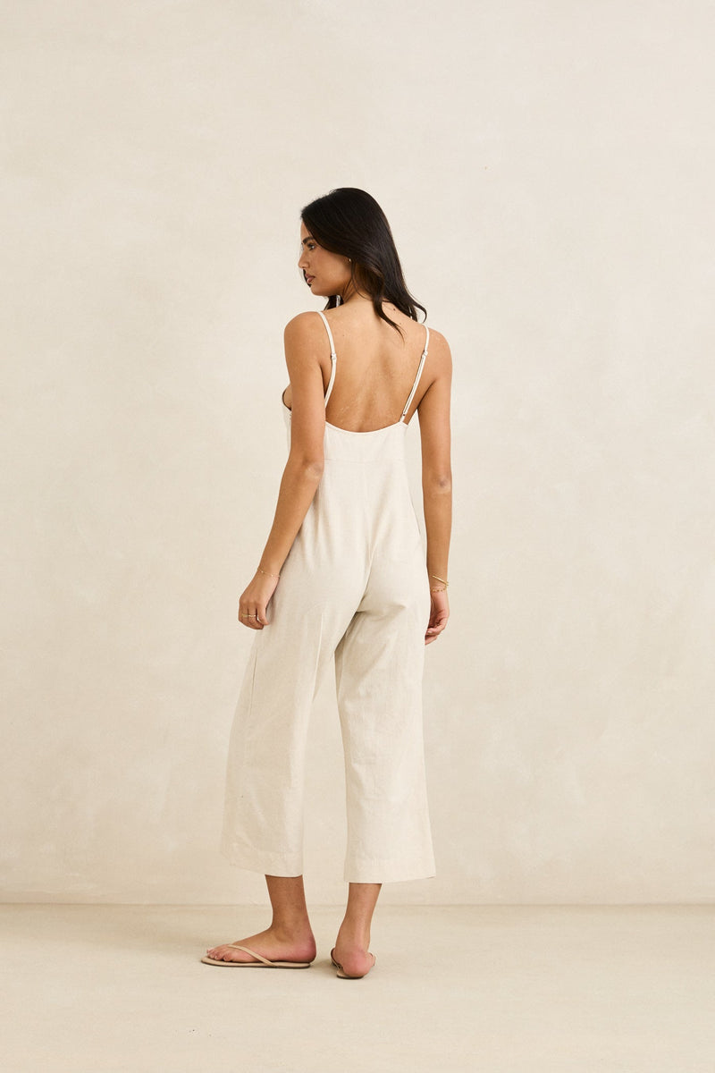 Classic Jumpsuit Oat