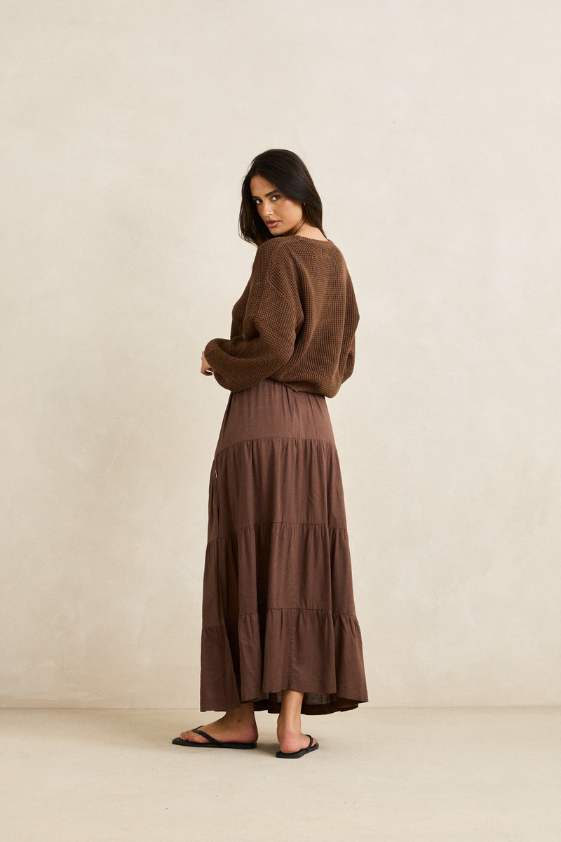 Classic Knit Jumper Chocolate