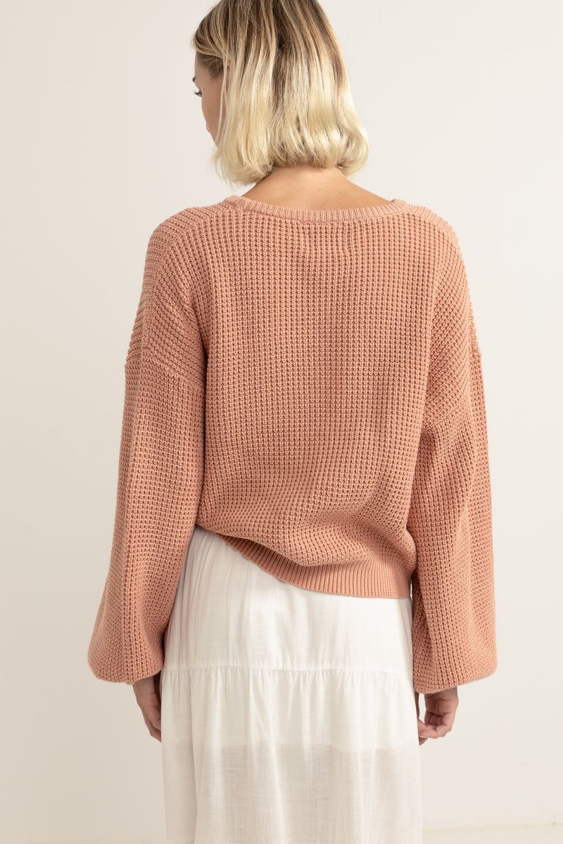 Classic Knit Jumper Rose