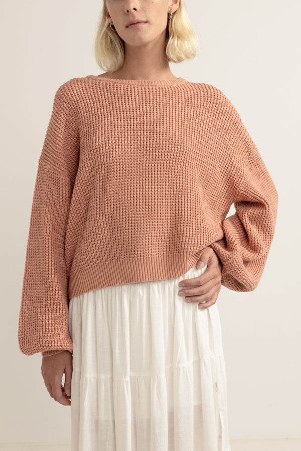 Classic Knit Jumper Rose